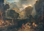 Joseph Mallord William Turner Landschaft mit dem Garten des Hesperides painting